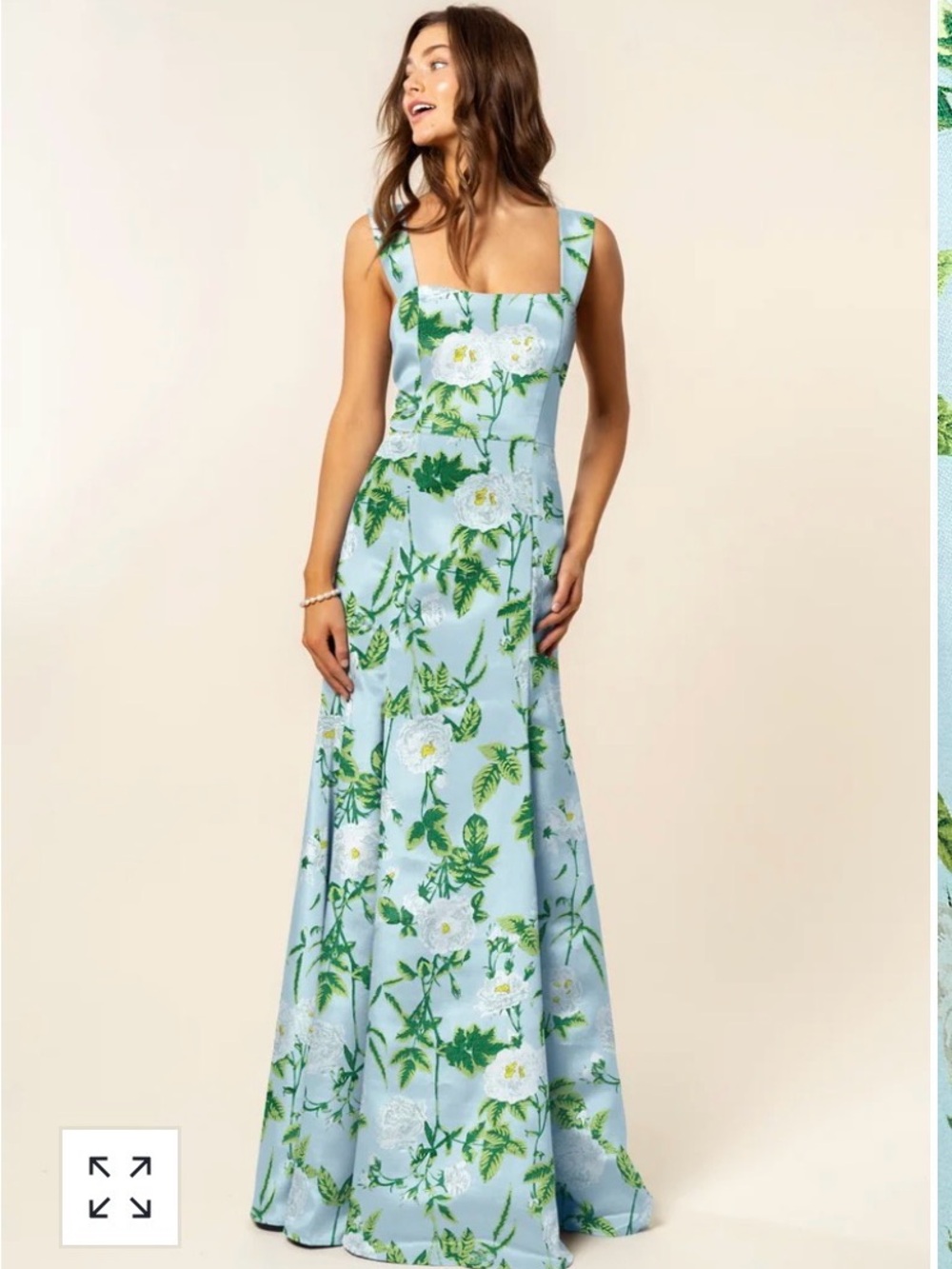 Lula Kate Beckett Dress in Camille Jacquard Alice Blue